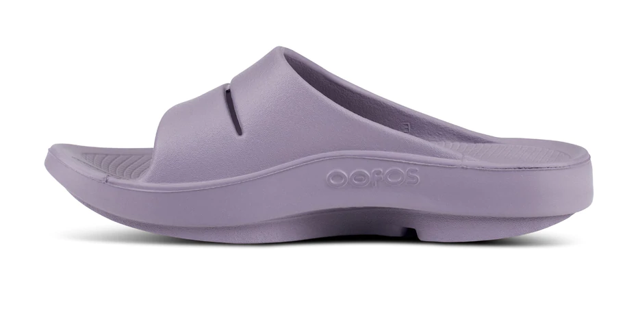 Oofos Womens OOahh Slide Sandal (1100)- Mauve