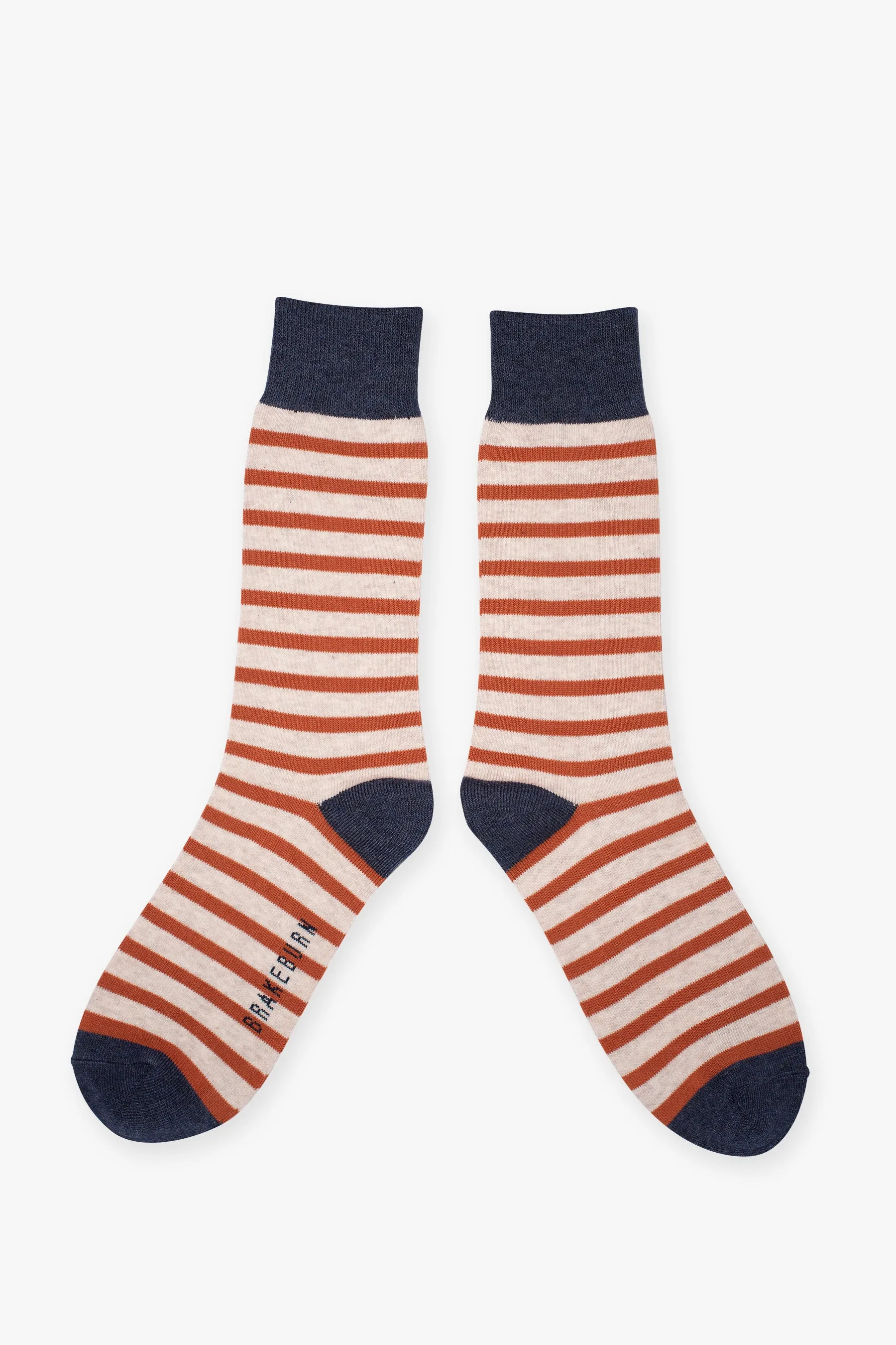 Orange Stripe Socks