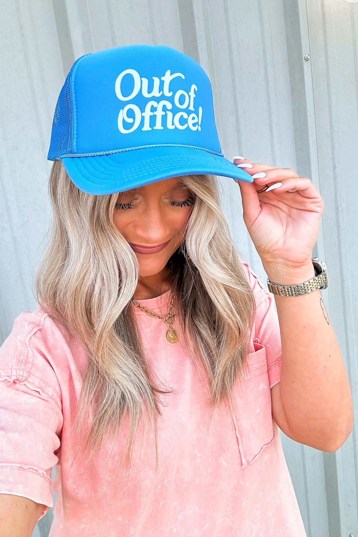 Out of Office Graphic Trucker Hat