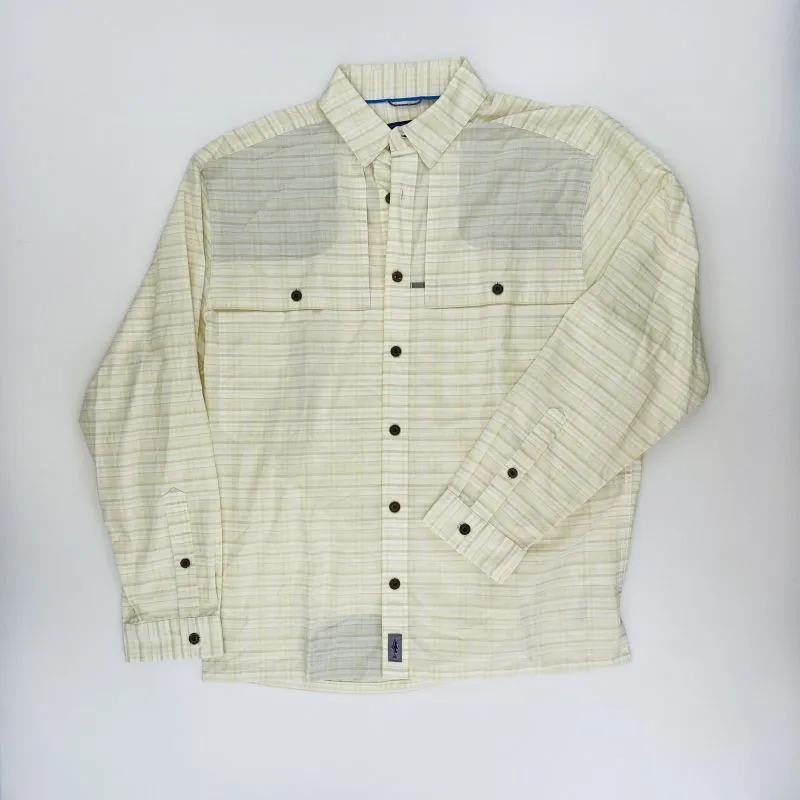 Patagonia  M's L/S Island Hopper Shirt - Camicia di seconda mano - Uomo - Bianco - M