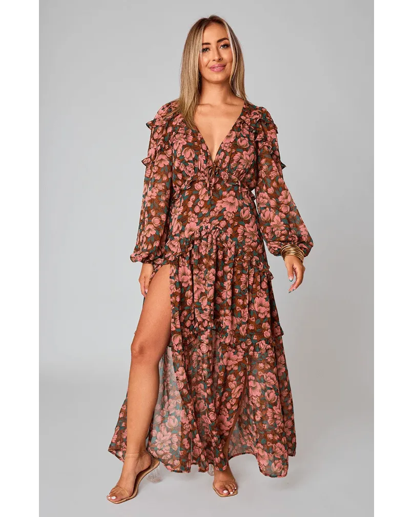 Pia Long Sleeve Maxi Dress