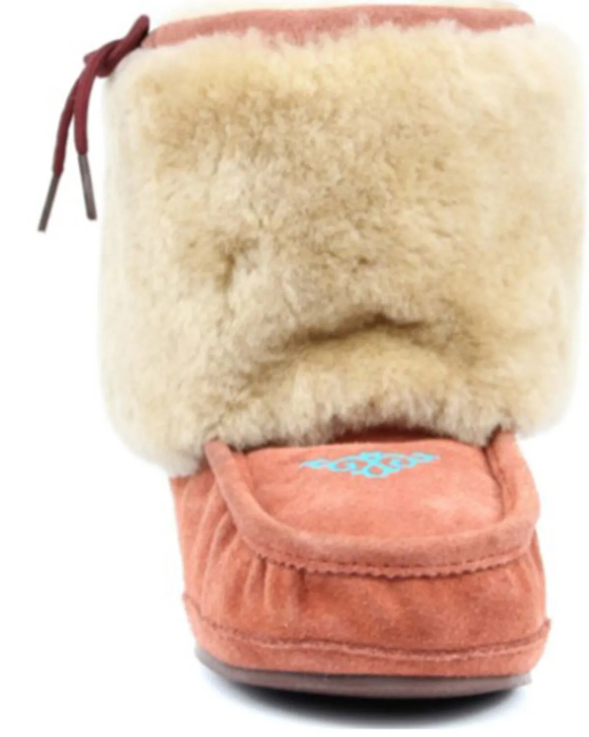 Product Name:  Superlamb Women's Navajo Slip-On Casual Fleece Booties - Moc Toe