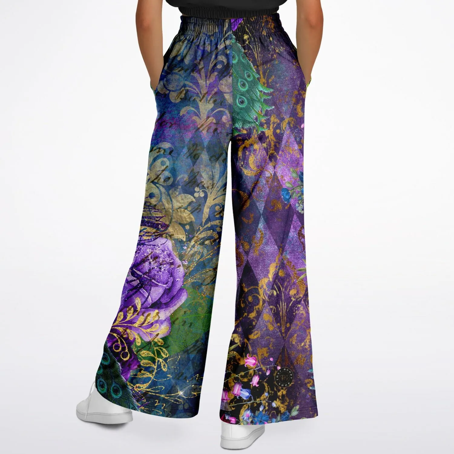 Purple Fusion Eco-Poly Stretchy Phat Bellbottoms