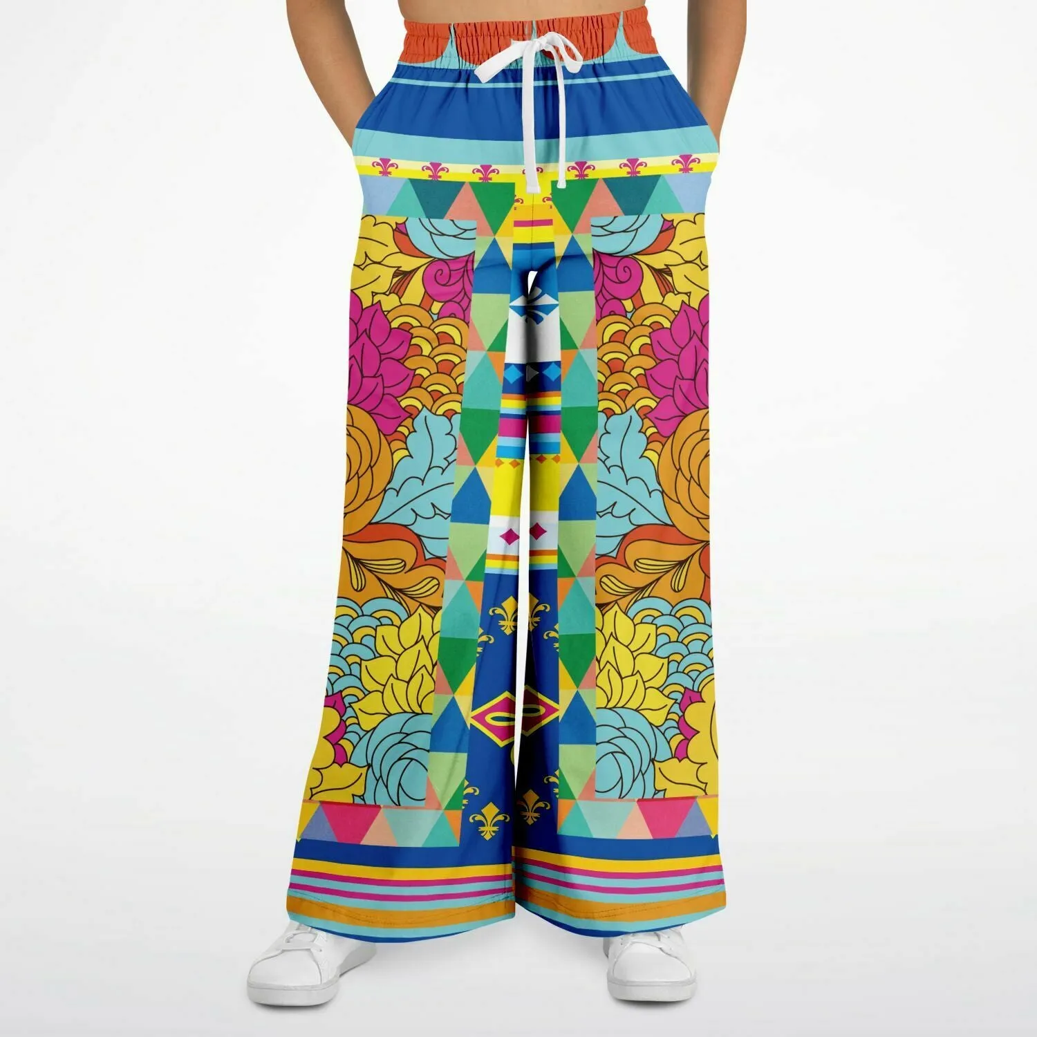 Queenie Eco-Poly Stretchy Phat Bellbottoms