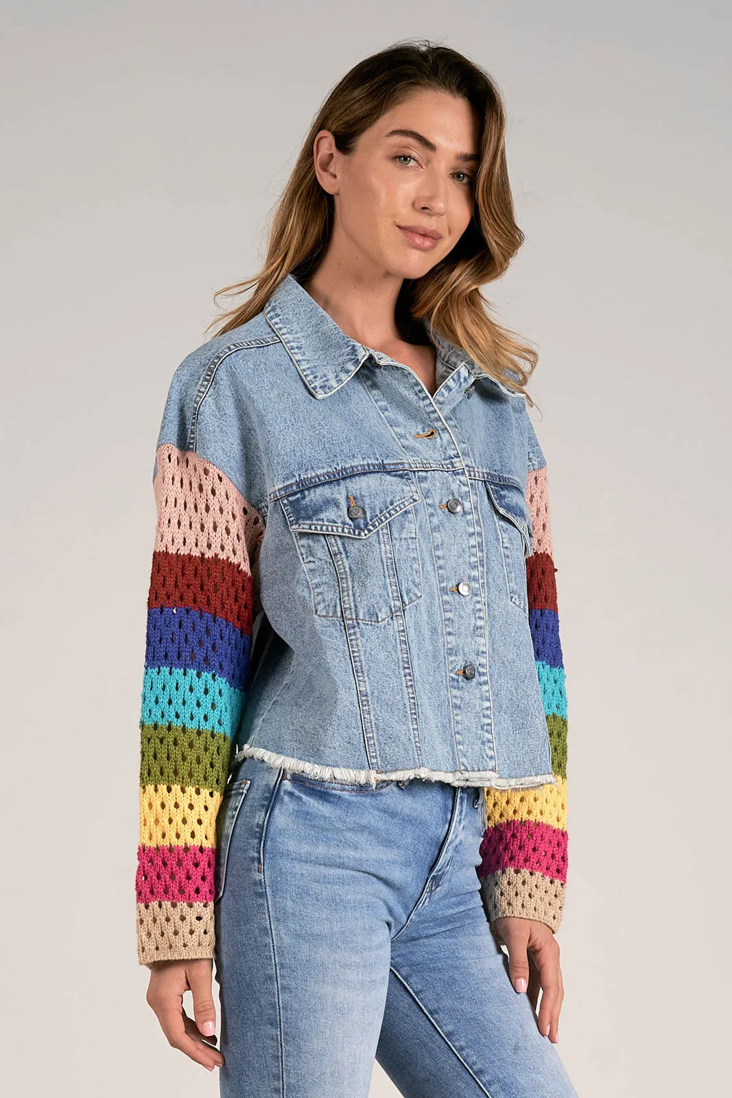 Rainbow Sleeve Jacket