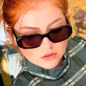 Rectangular Retro Sunglasses