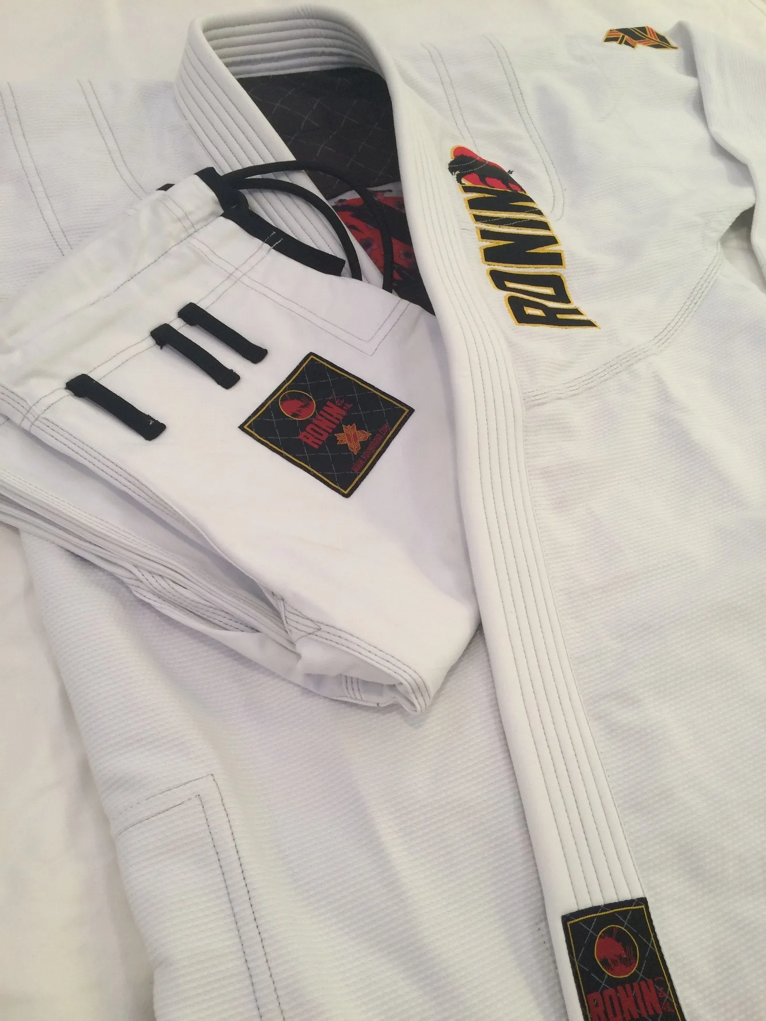 Ronin Lone Wolf Bjj Gi - White