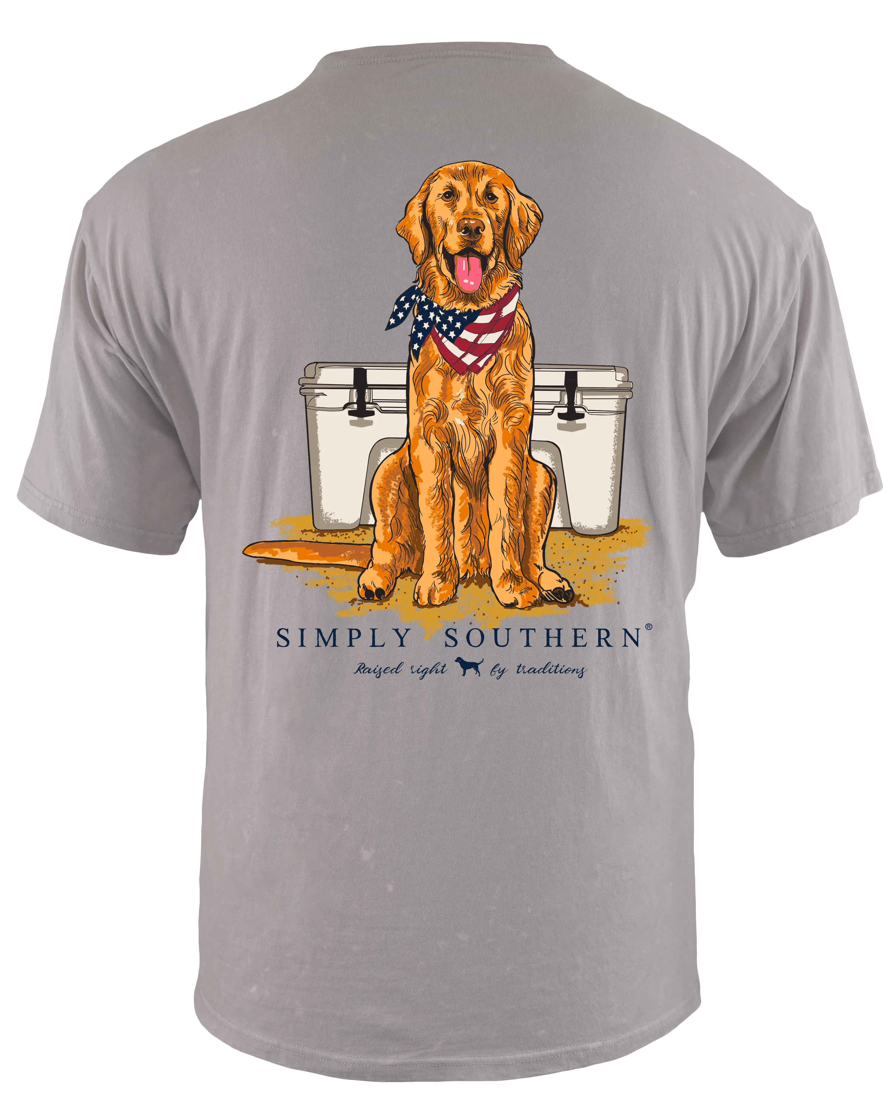 SALE Simply Southern Golden USA Dog Unisex T-Shirt