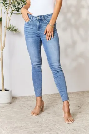 Samantha Raw Hem Skinny Jeans