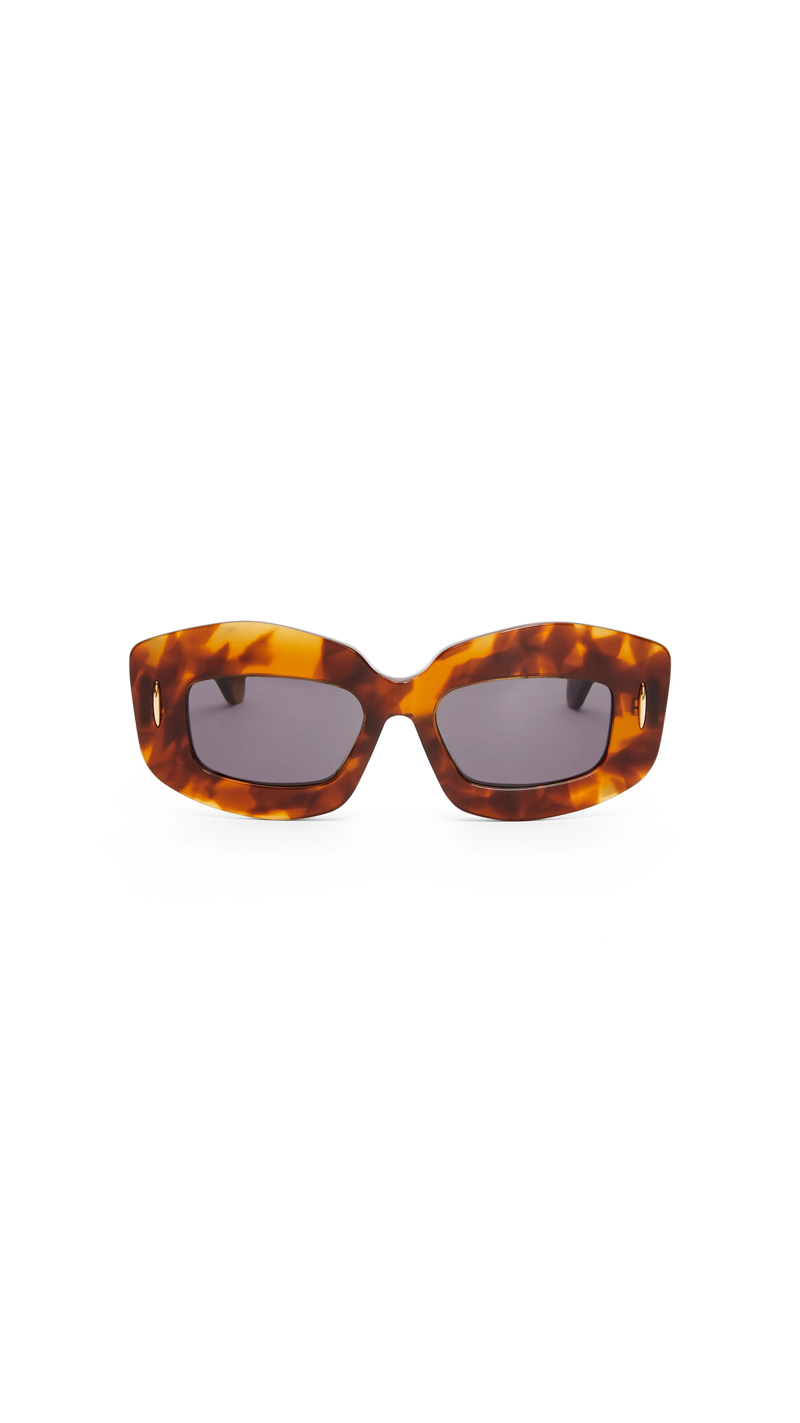 Screen Sunglasses In Acetate - Flamed Havana