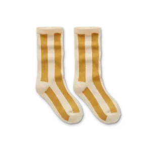 SOCKS STRIPE HONEY