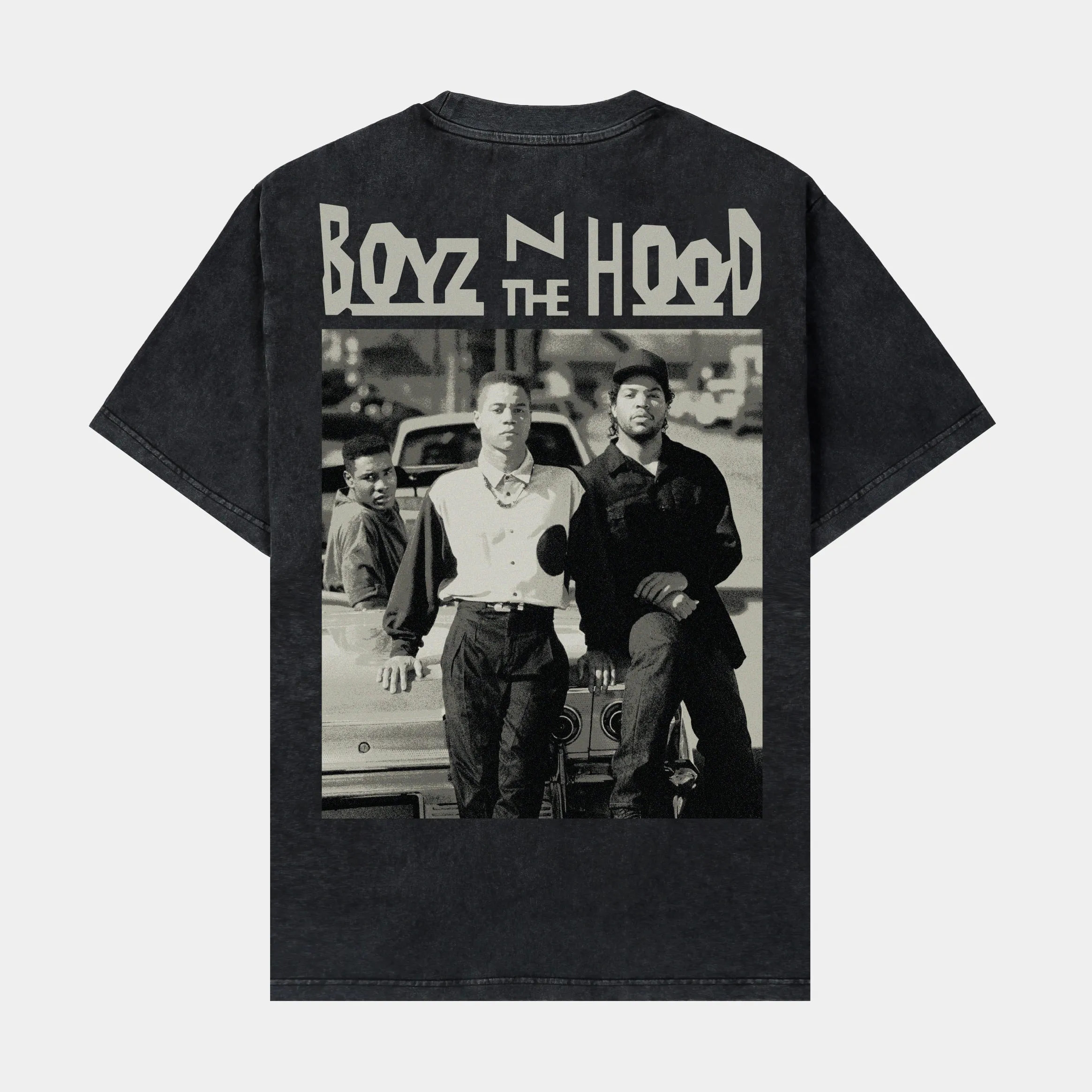 SP x Boyz N The Hood No Fairy Tale Mens Short Sleeve Shirt (Black/Cream)