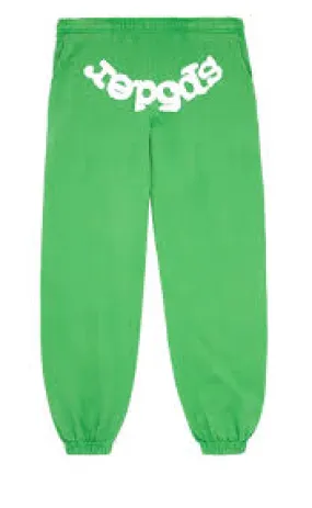 SP5DER WEB CLASSIC SWEATPANT SLIME GREEN