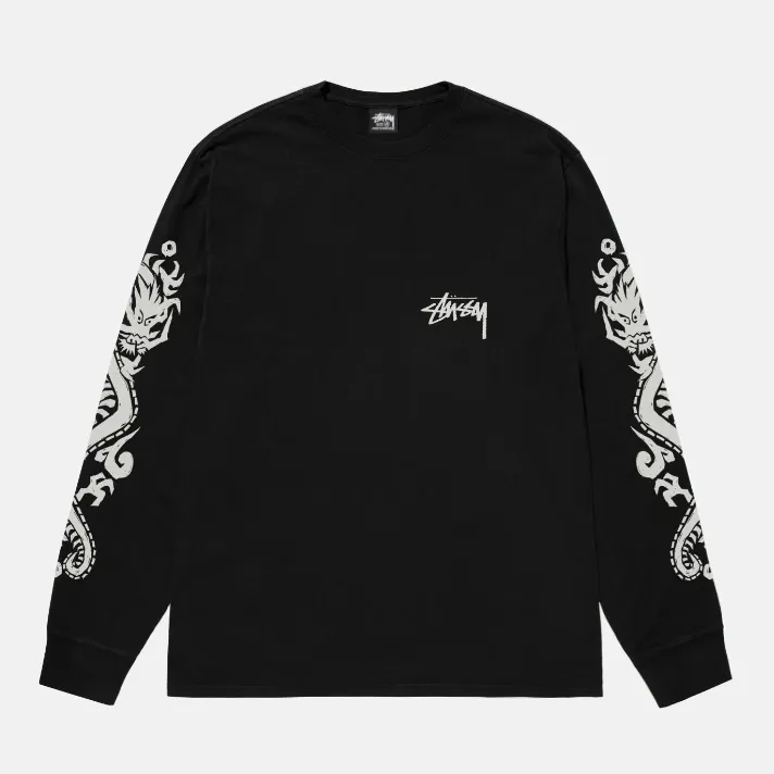 STUSSY  |Unisex Street Style Plain Oversized Long Sleeve T-shirt Logo