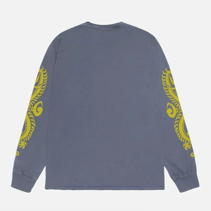 STUSSY  |Unisex Street Style Plain Oversized Long Sleeve T-shirt Logo