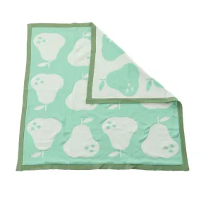 Sweater Reversible Blanket (Seafoam Pear)