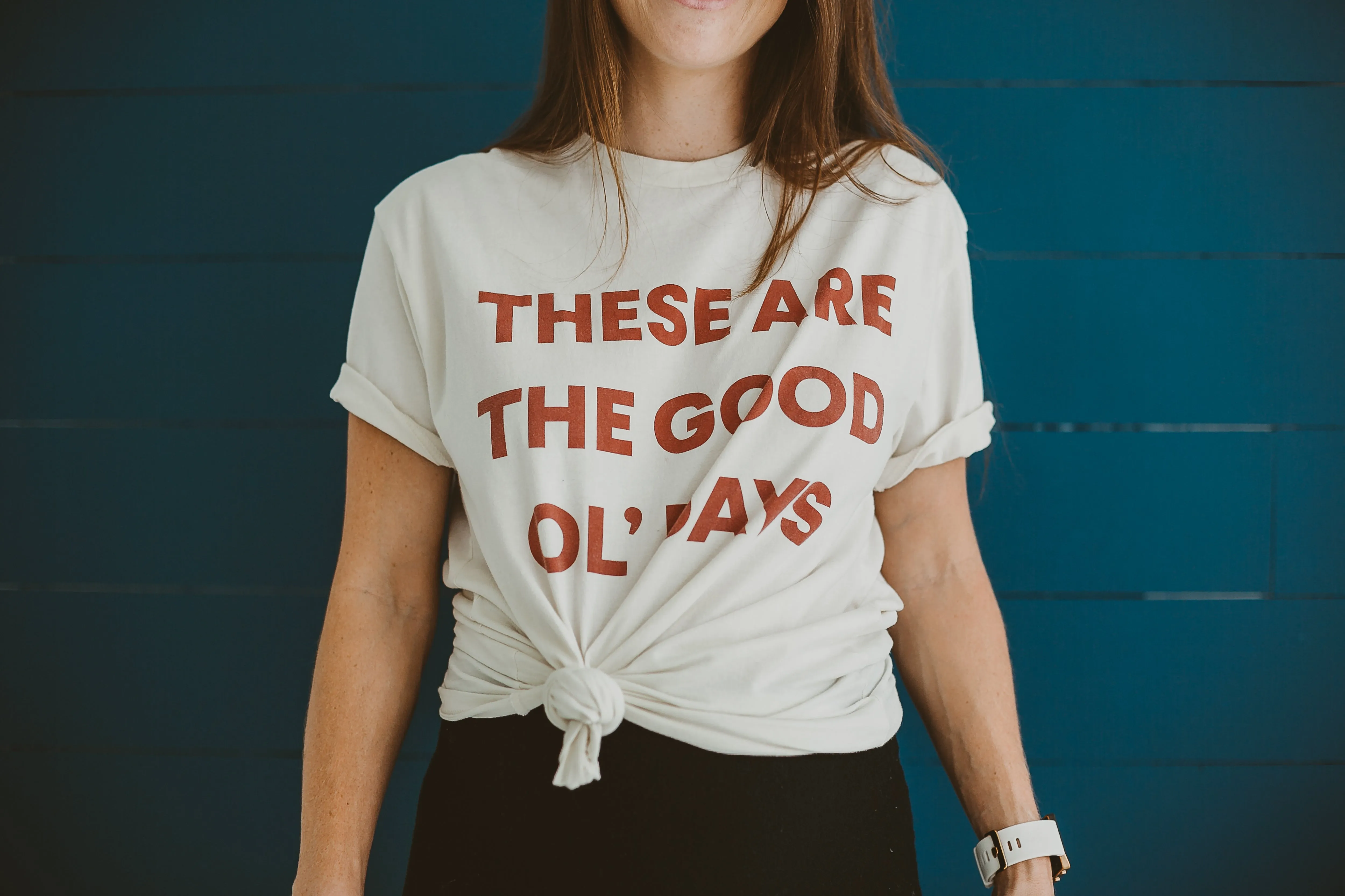 These are the good ol' days Unisex Crewneck Tee | Cream