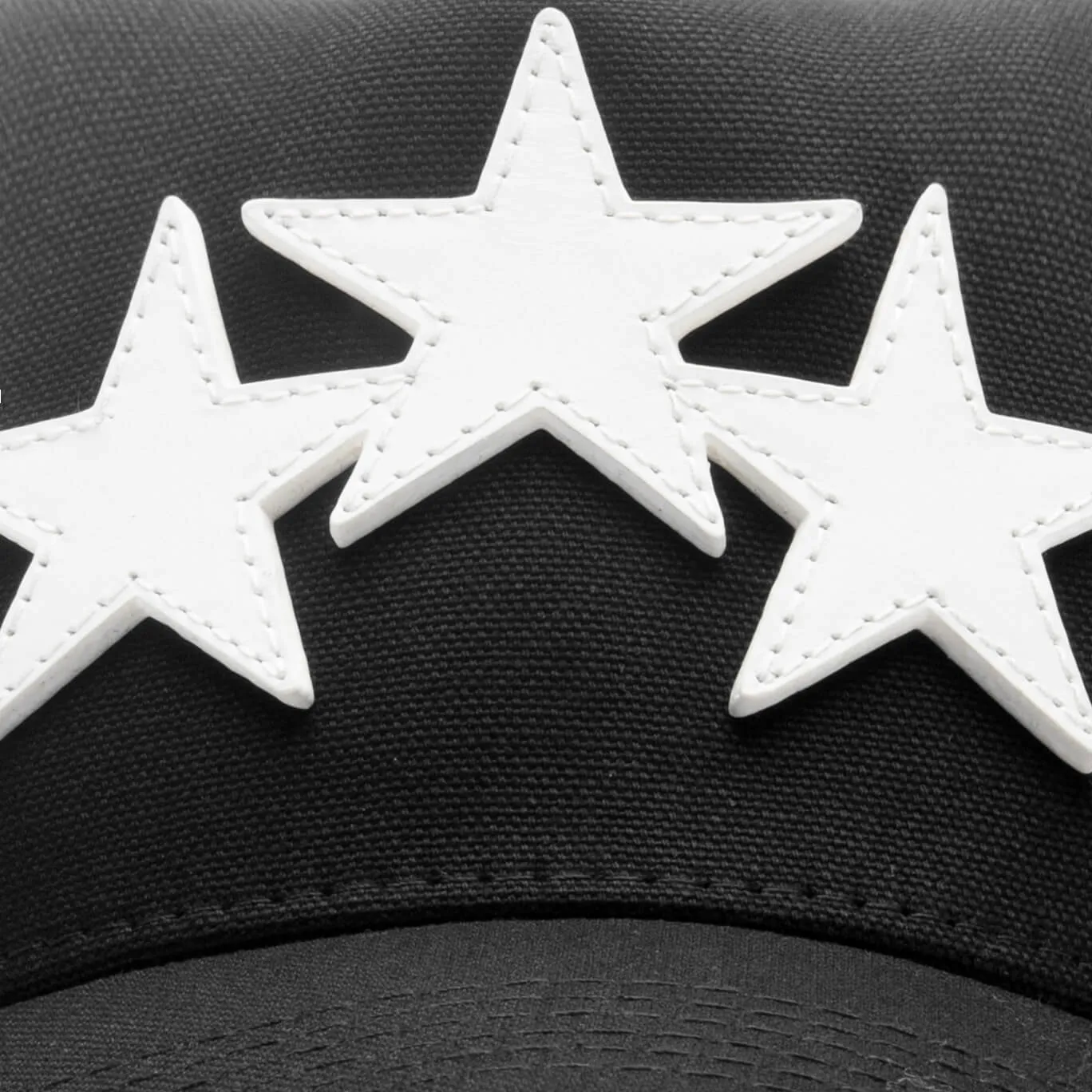 Three Star Trucker Hat - Black