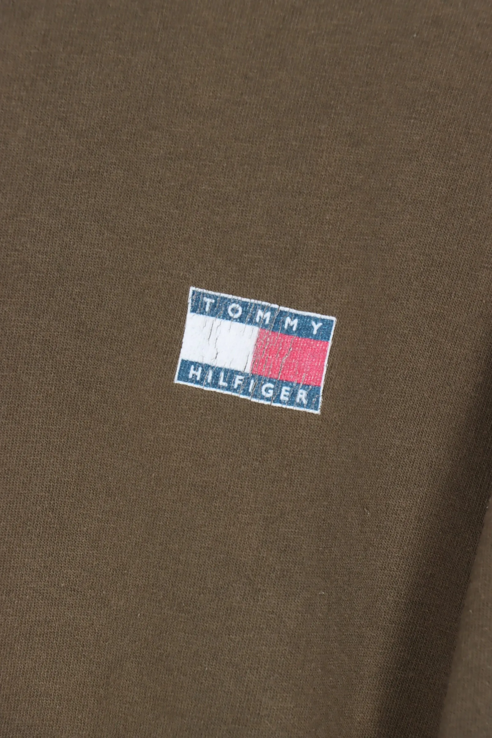 TOMMY HILFIGER Logo & Patch USA Made Tee (XL)