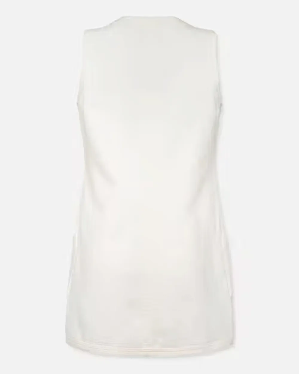 Trapunto Side Pocket Dress in Natural Clean