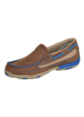 Twisted X Mens Casual Driving Mocs Boat Slip On  - TCMDMS019 - ON SALE