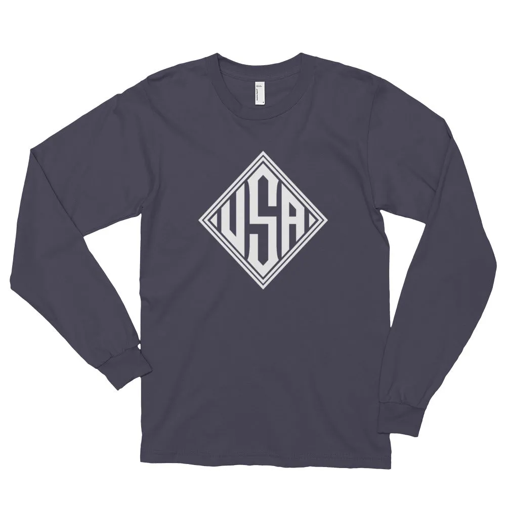 USA Designs - Long sleeve t-shirt (unisex) - Diamond