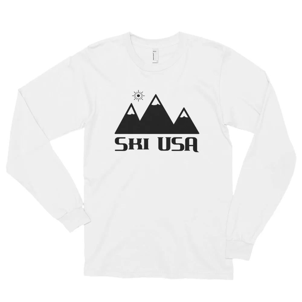 USA Designs - Long sleeve t-shirt (unisex) - Ski USA