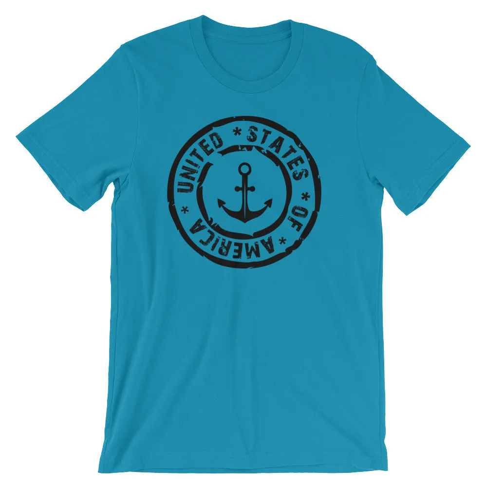 USA Designs - Short-Sleeve Unisex T-Shirt - Anchor