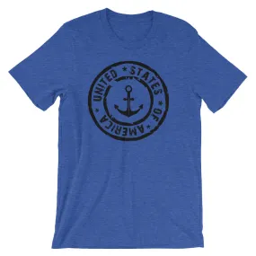 USA Designs - Short-Sleeve Unisex T-Shirt - Anchor