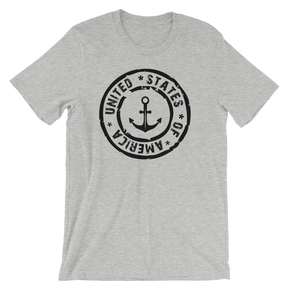 USA Designs - Short-Sleeve Unisex T-Shirt - Anchor