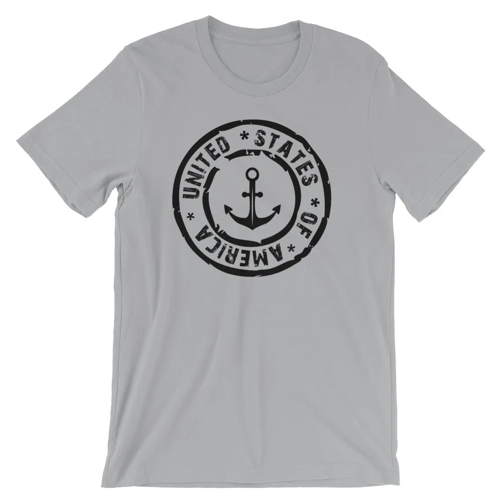 USA Designs - Short-Sleeve Unisex T-Shirt - Anchor