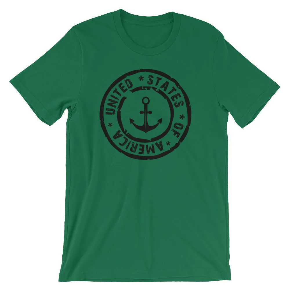 USA Designs - Short-Sleeve Unisex T-Shirt - Anchor