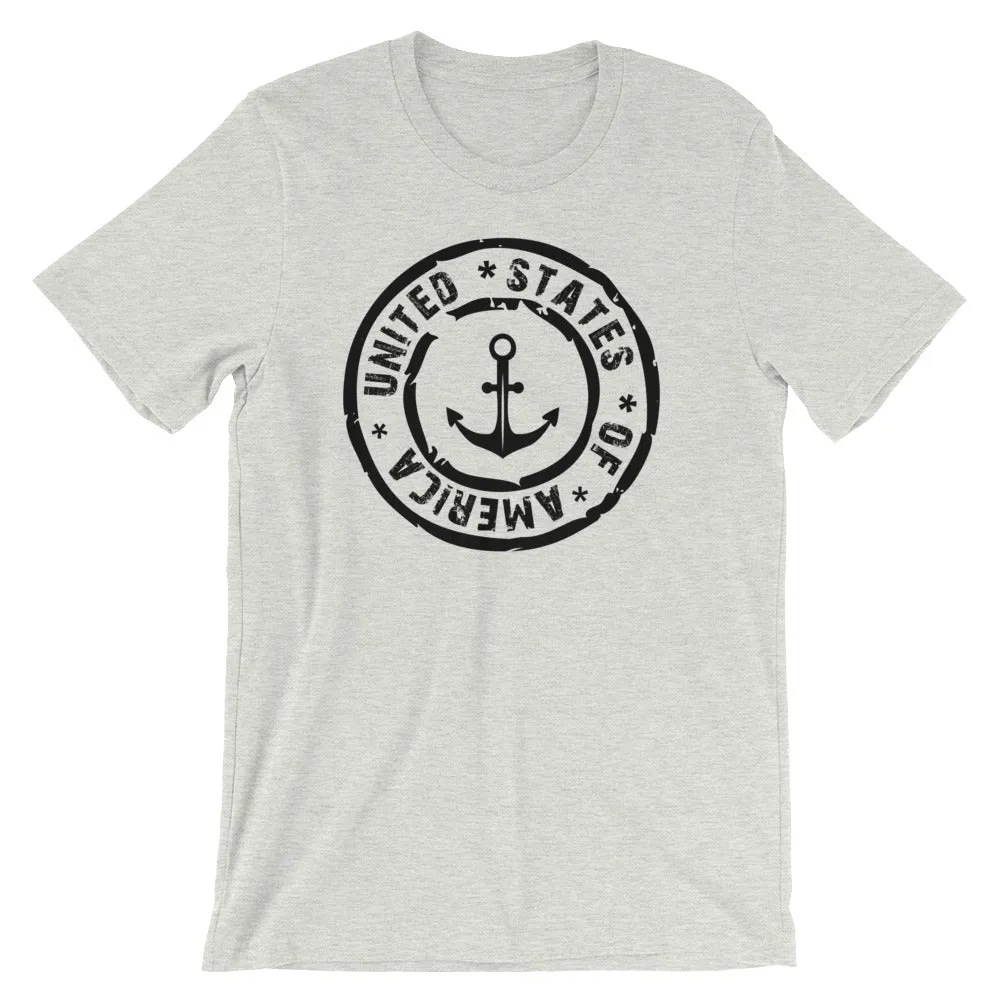 USA Designs - Short-Sleeve Unisex T-Shirt - Anchor