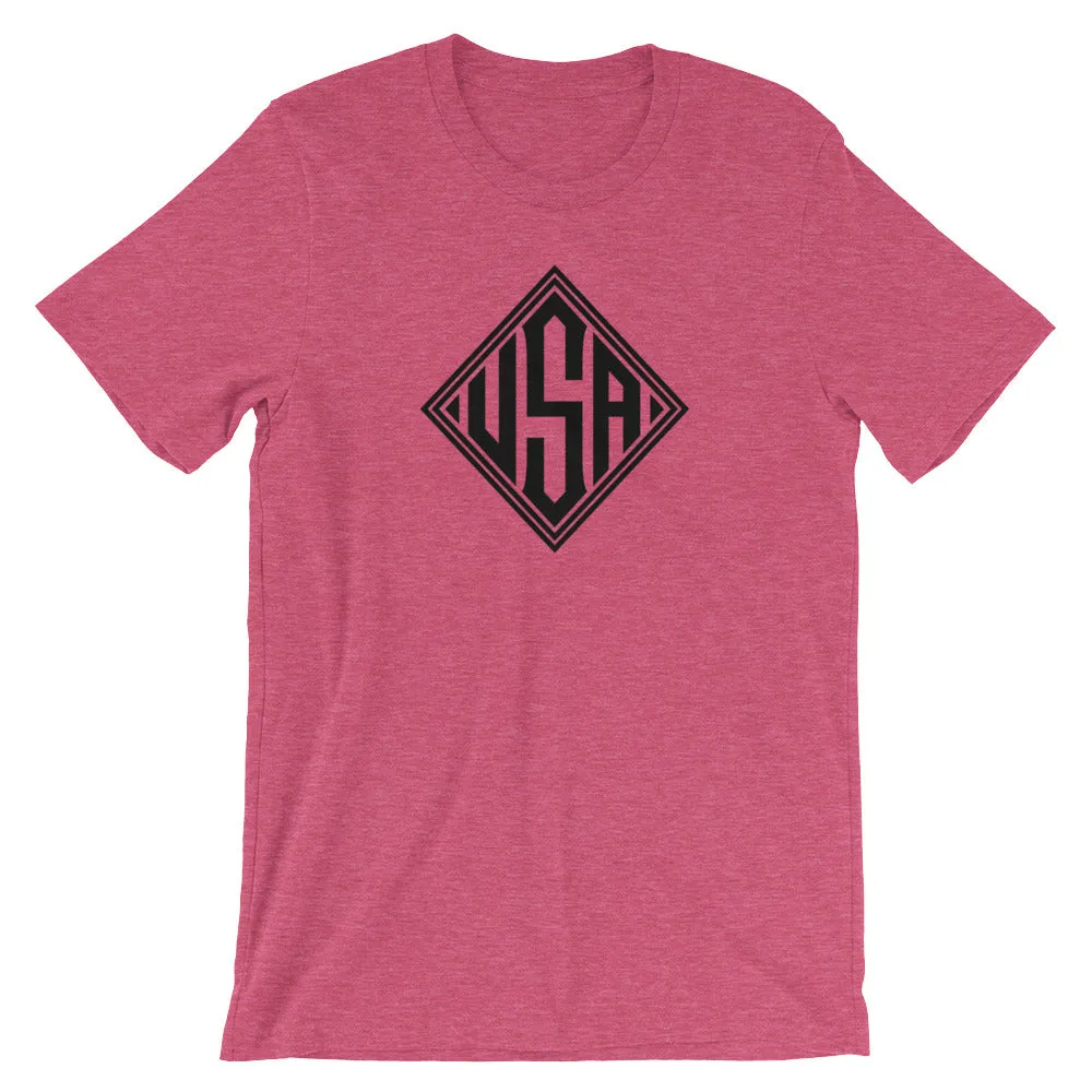 USA Designs - Short-Sleeve Unisex T-Shirt - Diamond