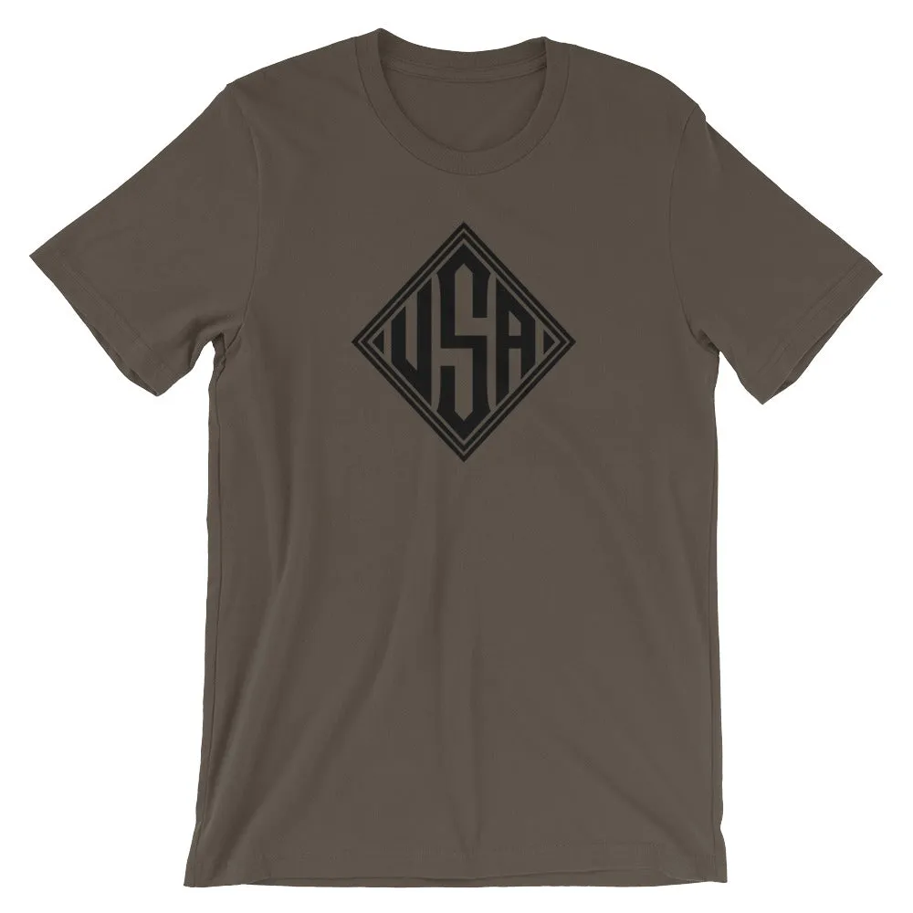 USA Designs - Short-Sleeve Unisex T-Shirt - Diamond