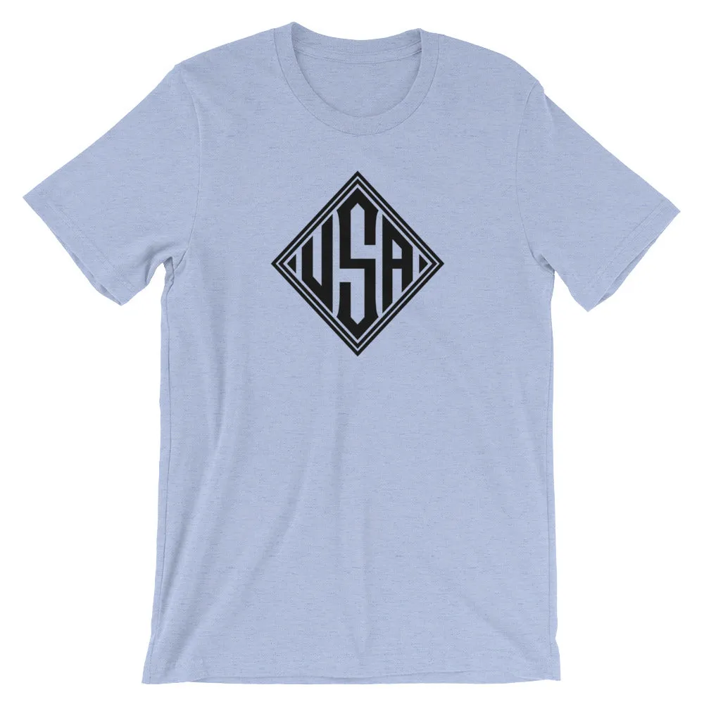 USA Designs - Short-Sleeve Unisex T-Shirt - Diamond