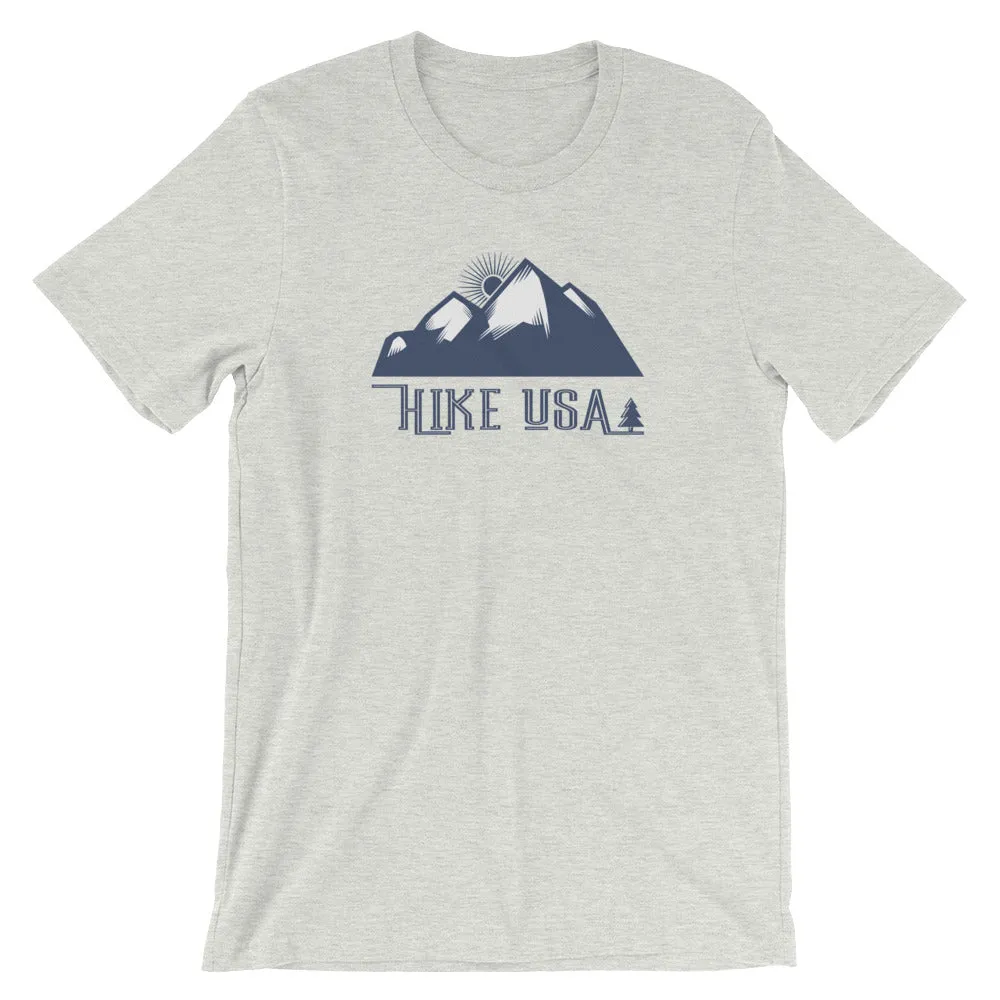 USA Designs - Short-Sleeve Unisex T-Shirt - Hike USA