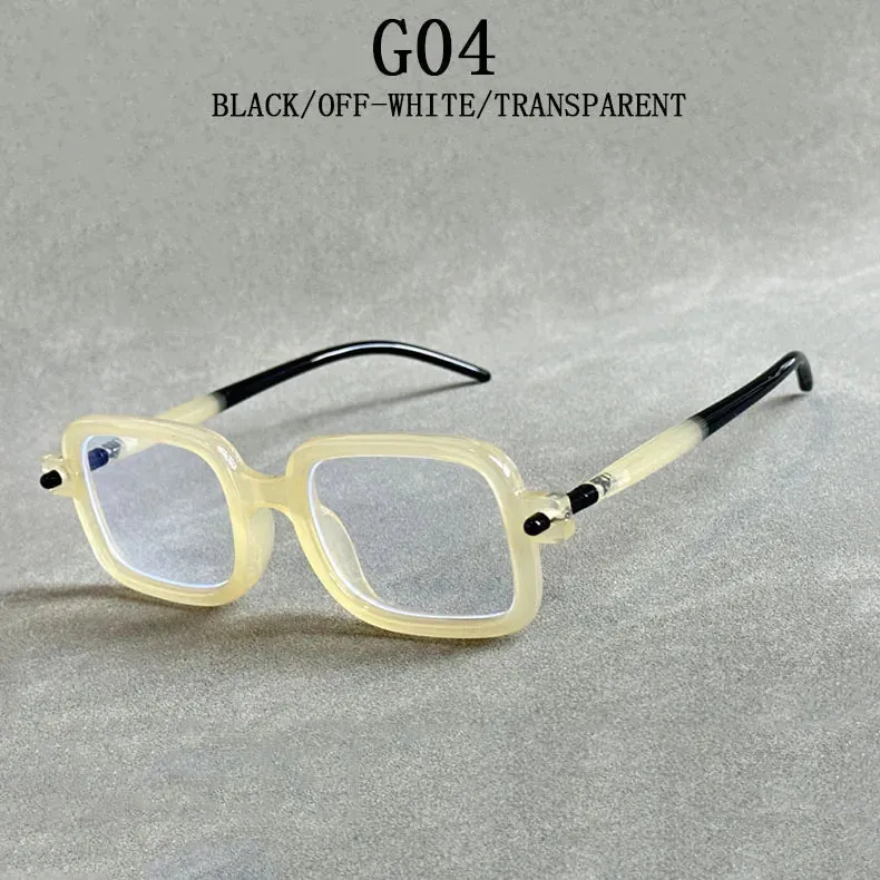 Vintage Blue Light Blocking Square Sunglasses for Men and Women