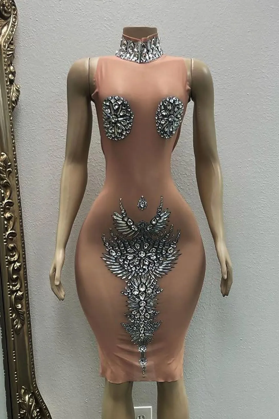 Vixen Diamante Dress