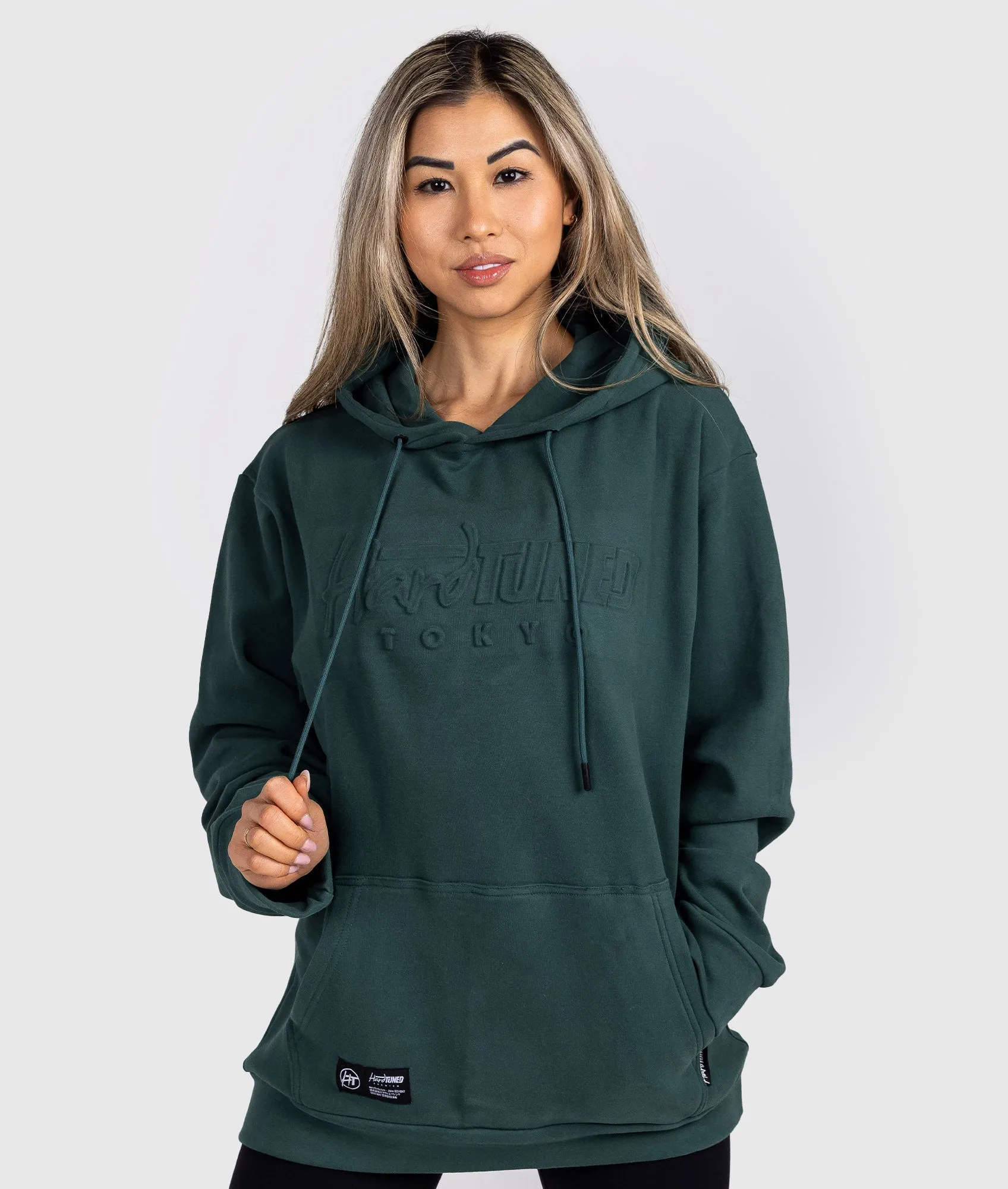 Women's Hardtuned Embossed P1 Fleece Hoodie - Green