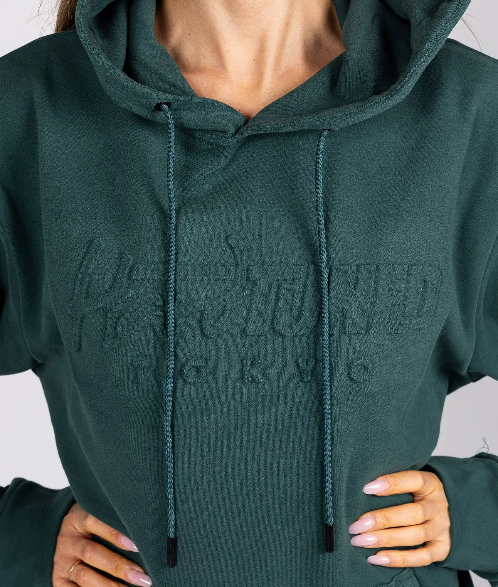 Women's Hardtuned Embossed P1 Fleece Hoodie - Green