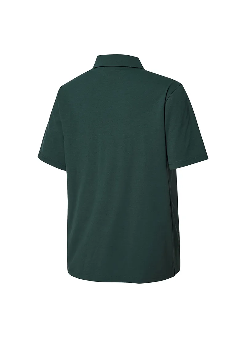 XEXYMIX  |Street Style Plain Short Sleeves Logo Polos