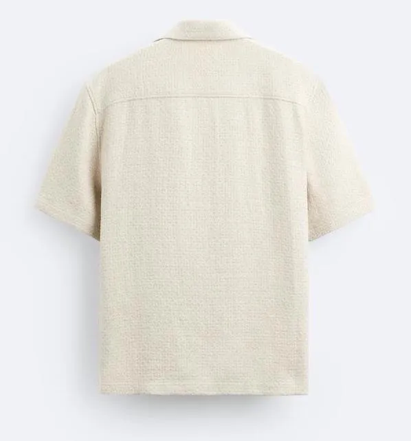 ZARA  |Linen Short Sleeves Shirts