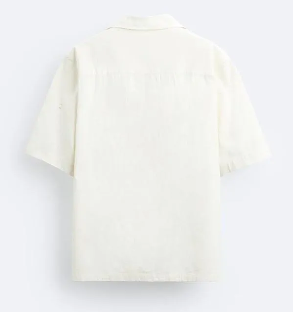 ZARA  |Plain Short Sleeves Shirts