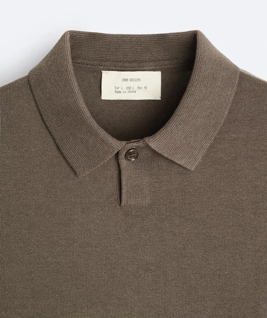 ZARA  |Silk Short Sleeves Polos